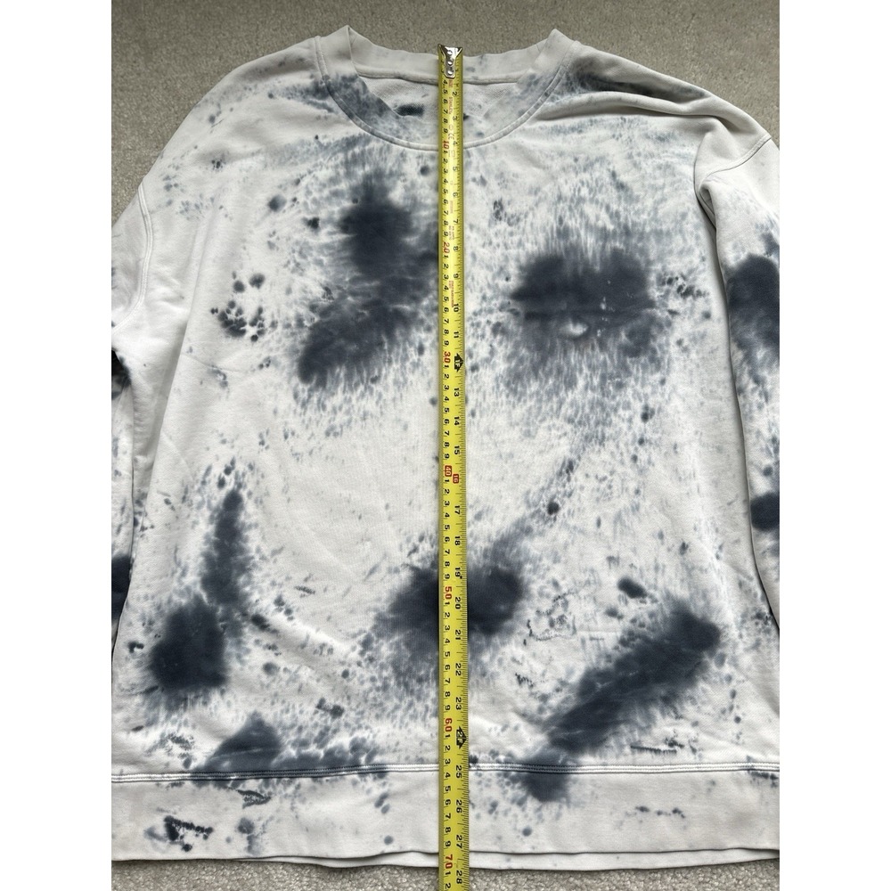 Lululemon Perfectly Oversized Crew *Tie Dye Marble Dye Classic Navy 6/8 - Picture 6 of 11